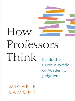 cover image of How Professors Think